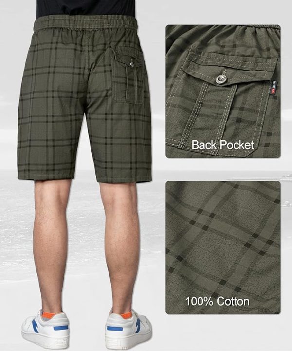 Men’s Cotton Drawstring Casual Shorts