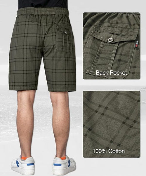Men’s Cotton Drawstring Casual Shorts